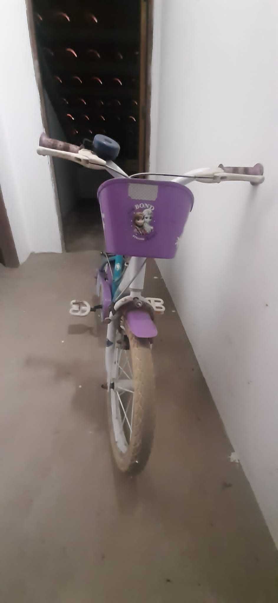 Bicicleta de criança frozen