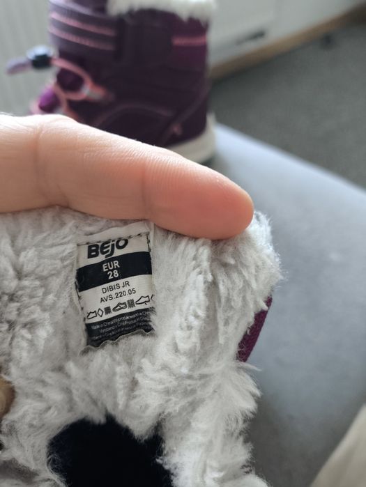 Buty zimowe, wodoodporne, rozm 28