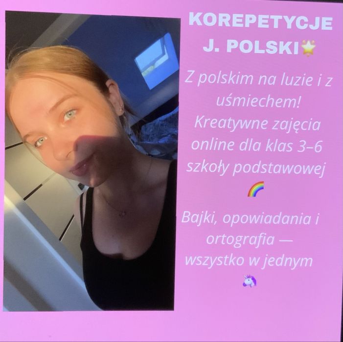 Pomagam uczniom klas 3-6 szkoły podstawowej polubić język Polski