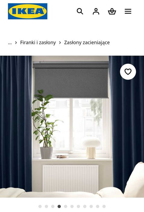 Zasłony SANELA ikea
