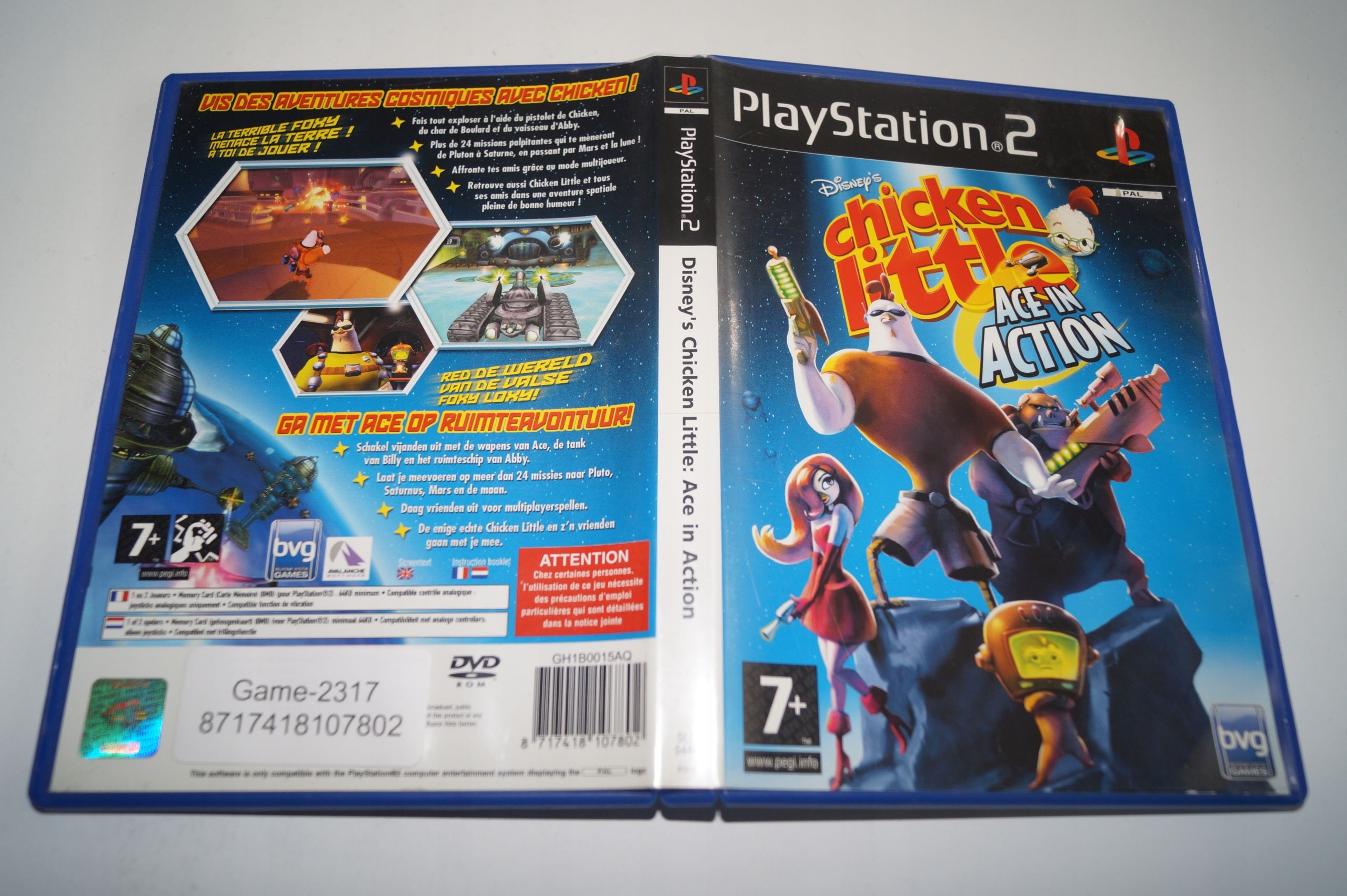 Gra Chicken Little Ace In Action Sony Playstation 2 (Ps2)