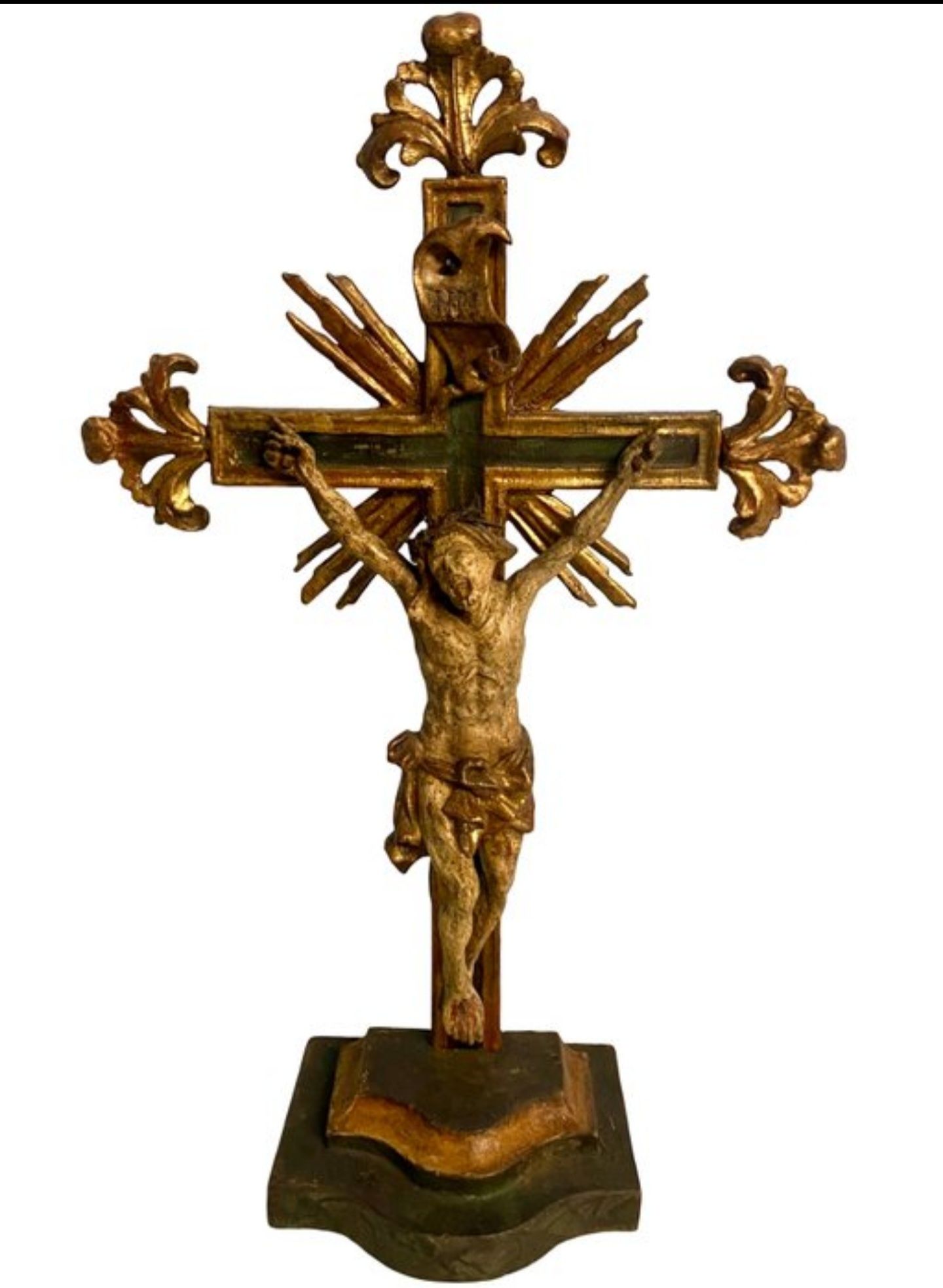 Crucifixo Talha Dourada - 2a metade Sec. XVIII