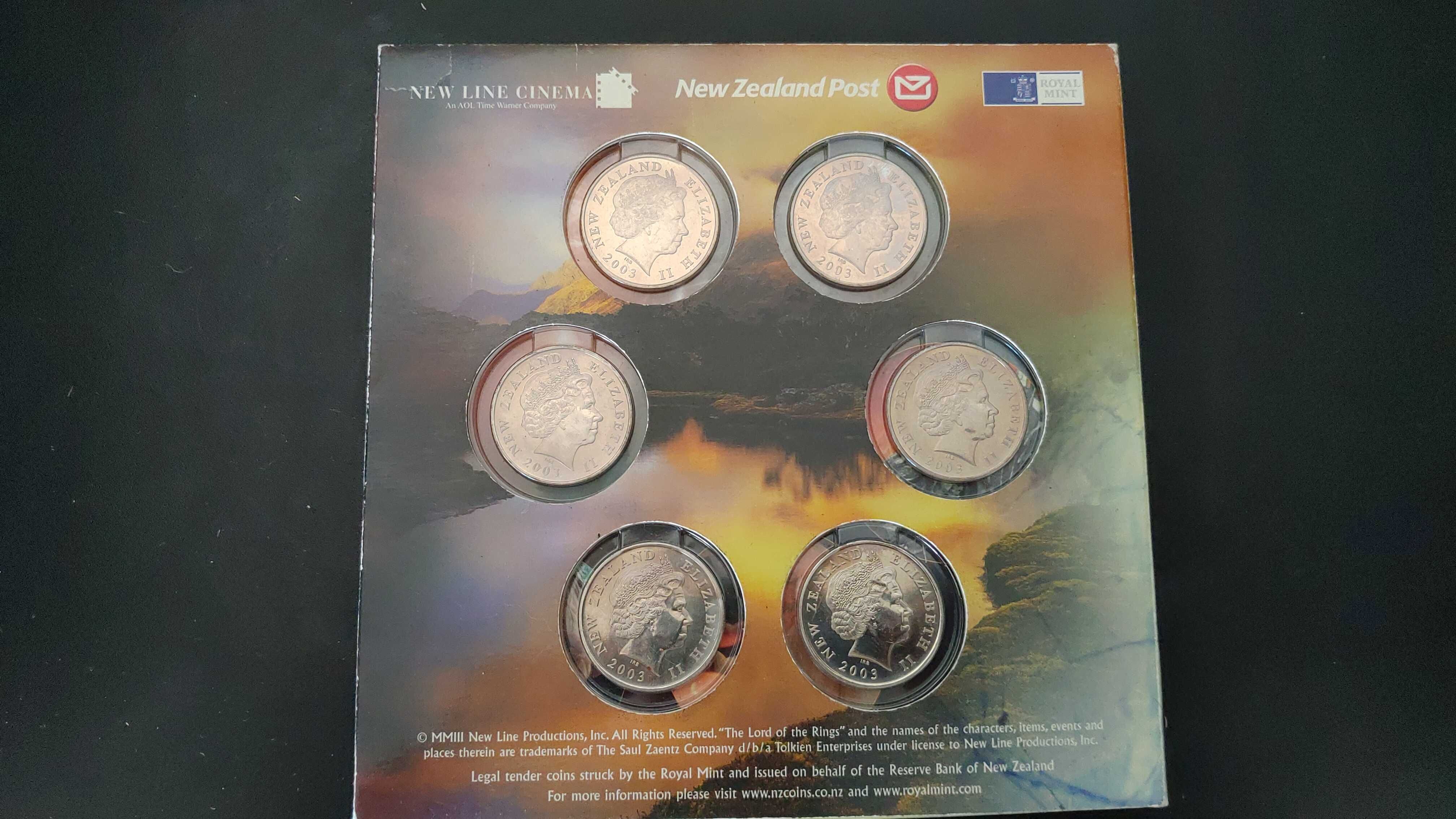 Coleção moedas "Senhor dos Anéis" - Nova Zelândia - 2003