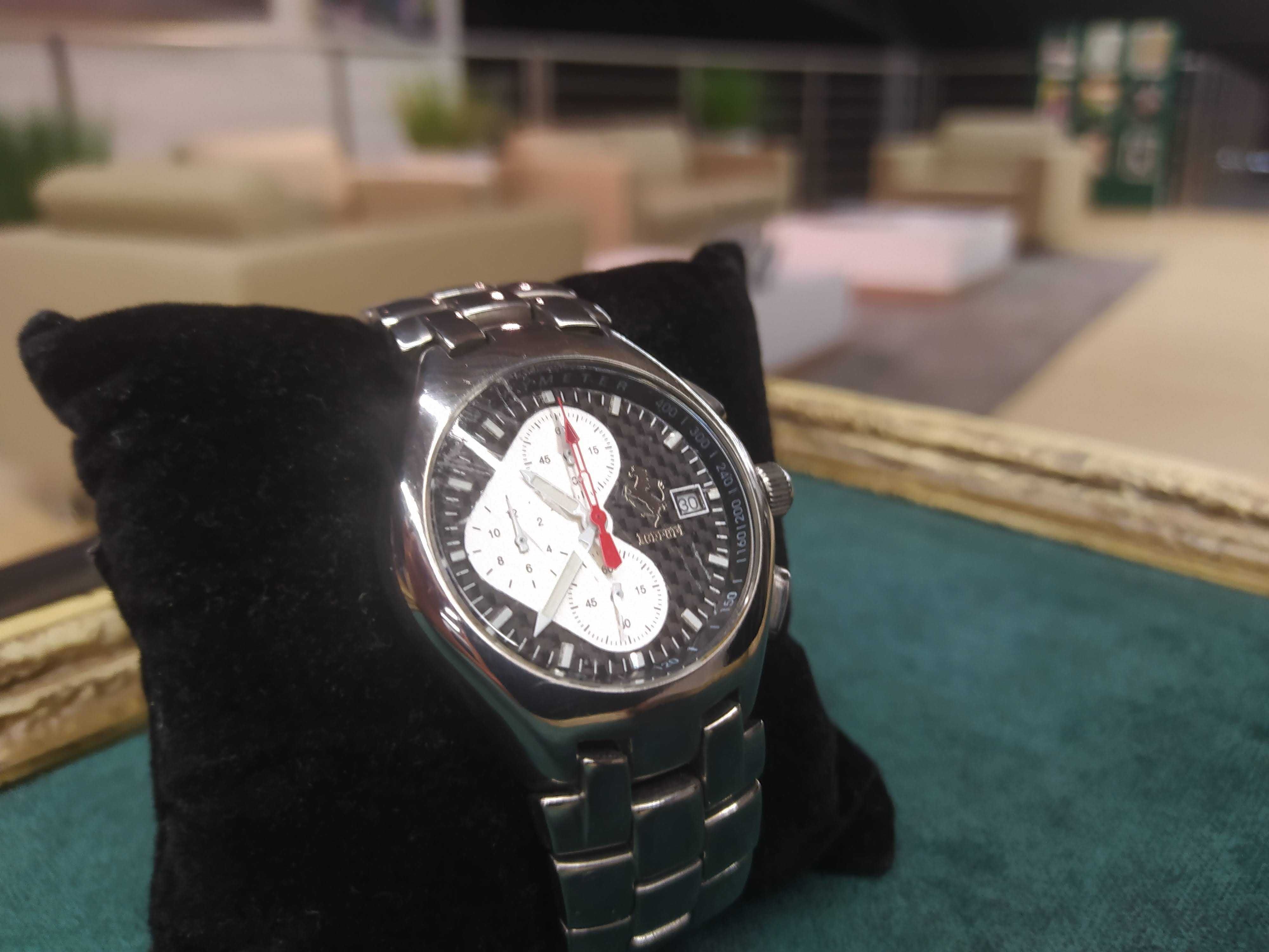 Oryginalny Zegarek Ferrari Chronograf !! Sportowy !! Rzadki Rarytas