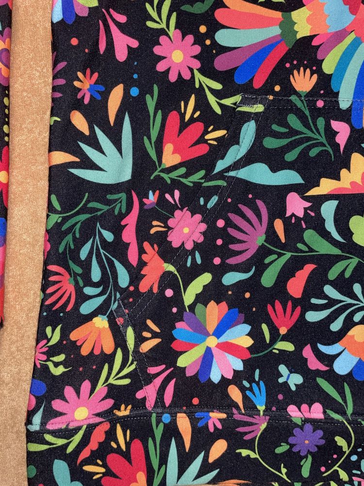 Bluza Mr. Gugu & Miss Go M – folkowy wzór, kieszeń kangurka