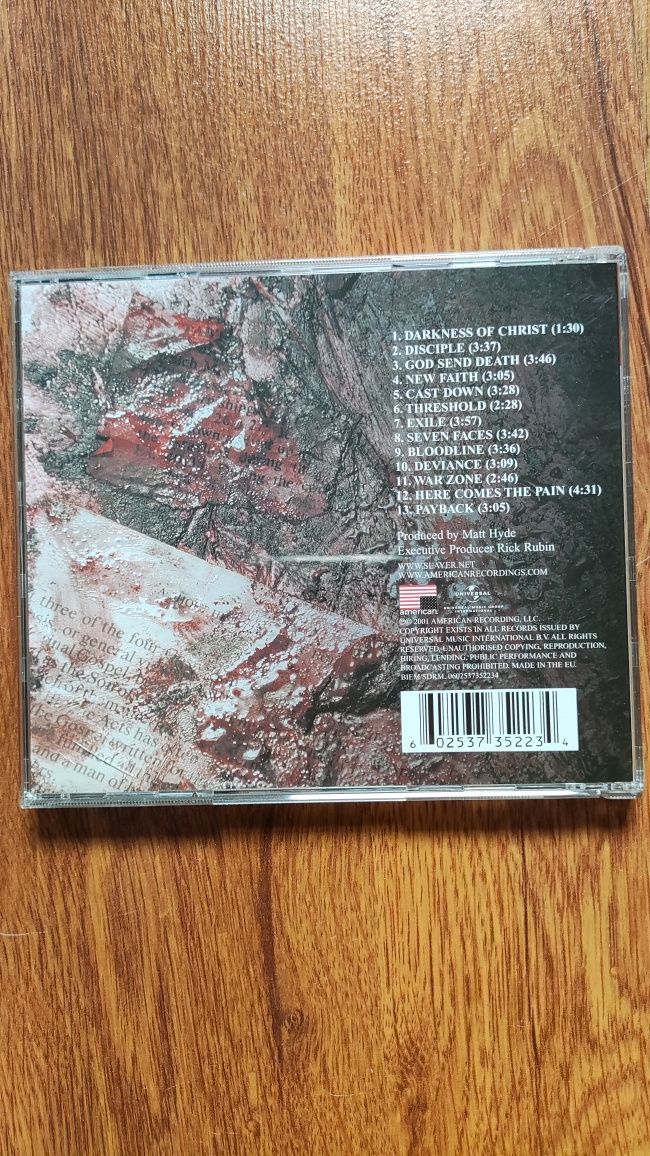 Slayer God Hates Us All płyta CD