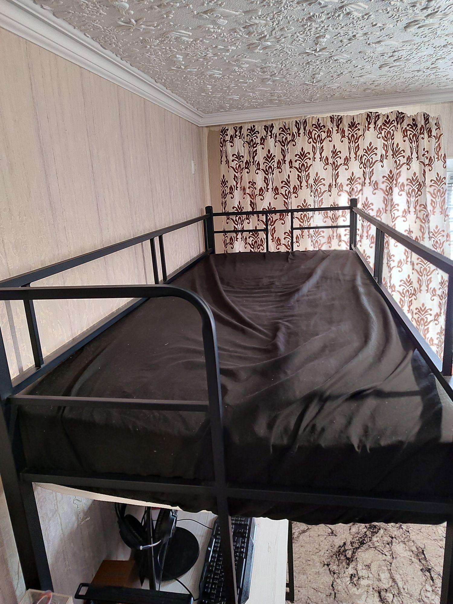 Детская кровать металлическая 2х этажная