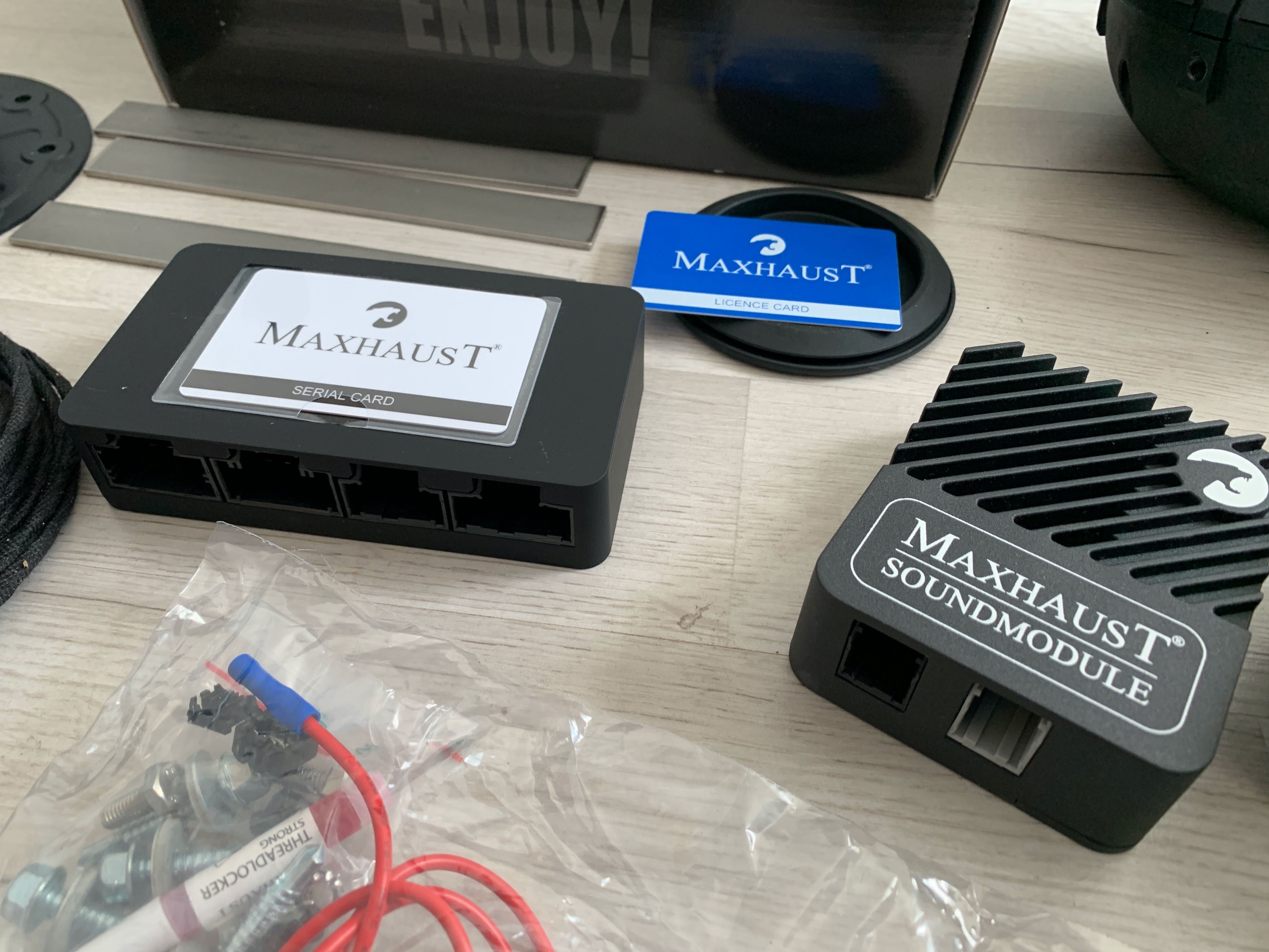 NOWY zestaw MAXHAUST Bridge komplet aktywny wydech, Sound Booster