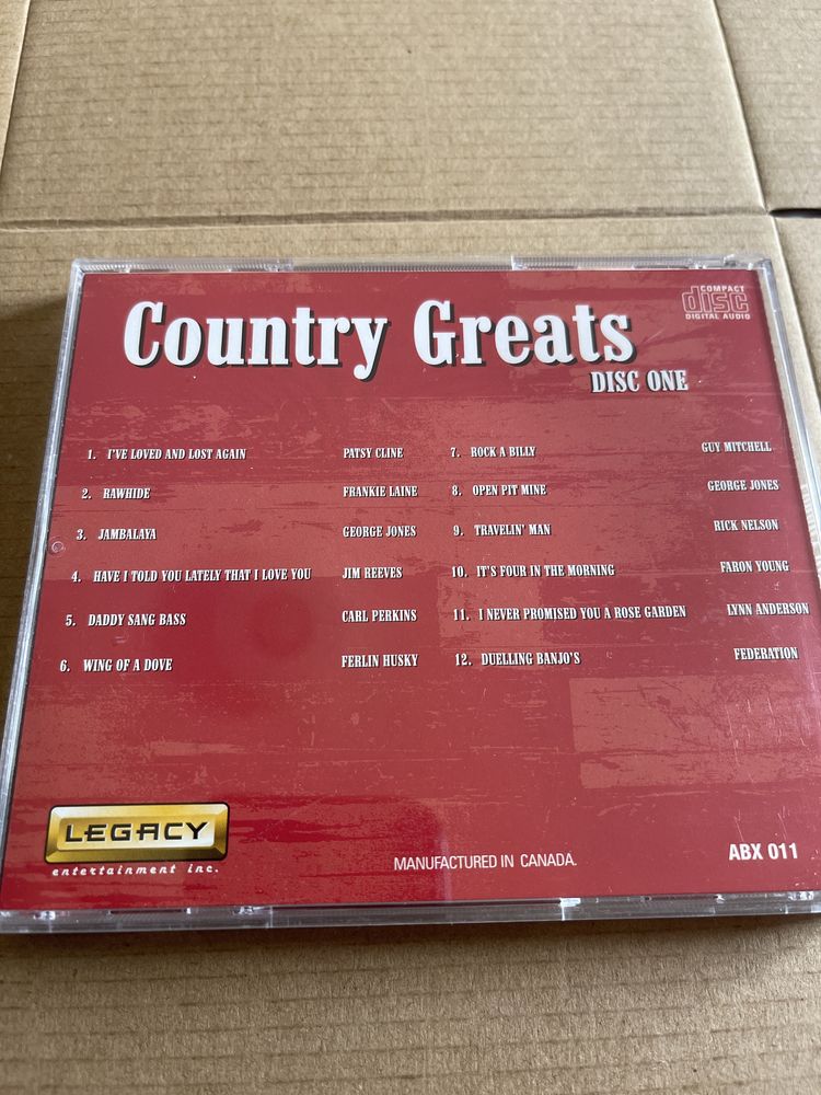 Crountry greats 1,2,3