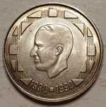 Belgia 500 franków 1990 srebro