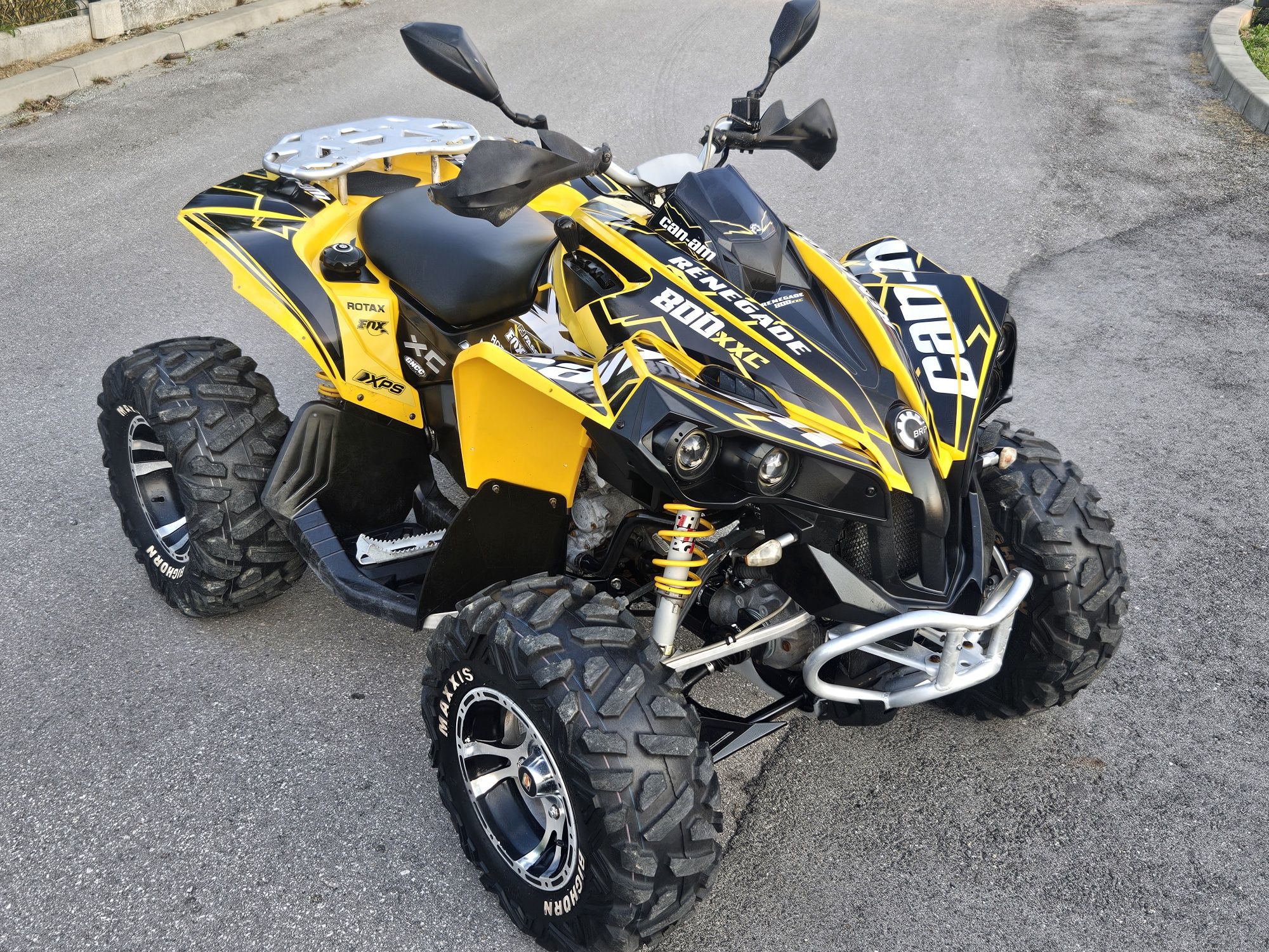 Can am renegade 800 Zadbany Mega Szeroki Doposażony Dokumenty quad