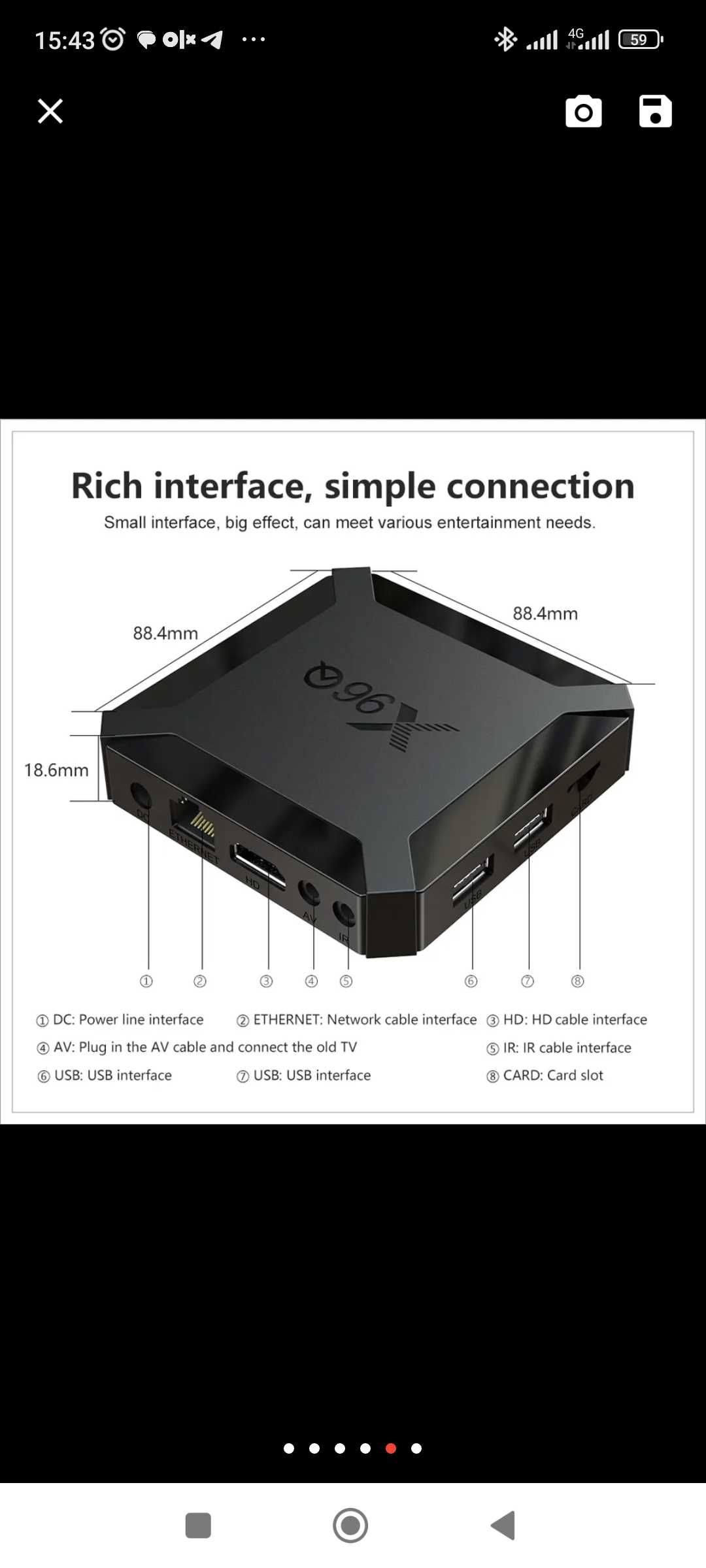 Налаштована Нова x96 q Android tv box приставка smart tv телебачення.