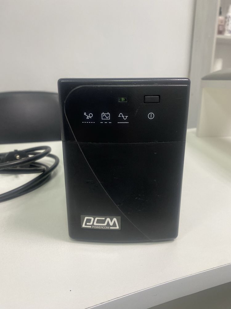ИБП Powercom BNT-600AP, 600 ВА, 360Вт, 2xIEC, AVR, USB, новый АКБ
