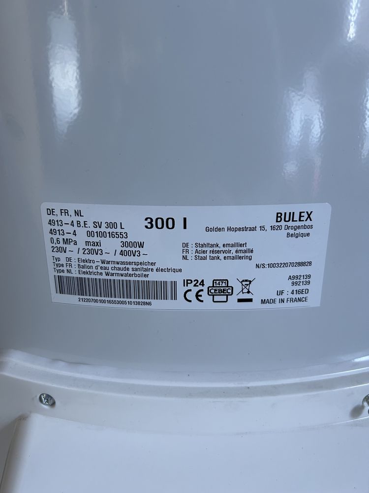 Boiler elektryczny Bulex 300L
