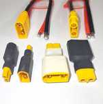 ОПТ разъем XT60 XT90 c кабелем Переходники Amass XT30 XT60 XT90 QS8