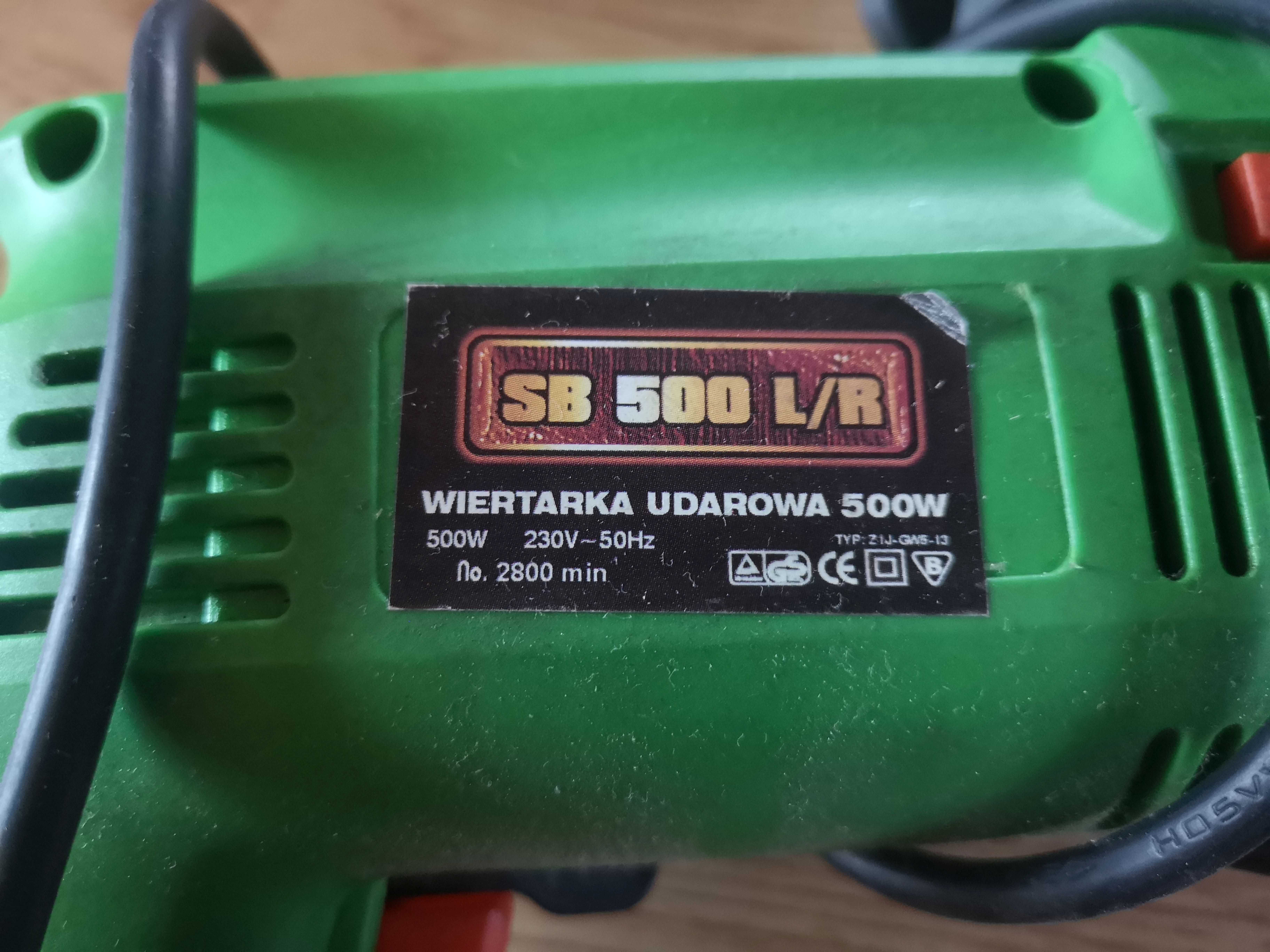 Wiertarka Udarowa SB 500 L/R 500W NOWA