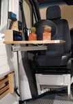 Suporte p/ mesa Flexível Retrátil Caravana Autocaravana
