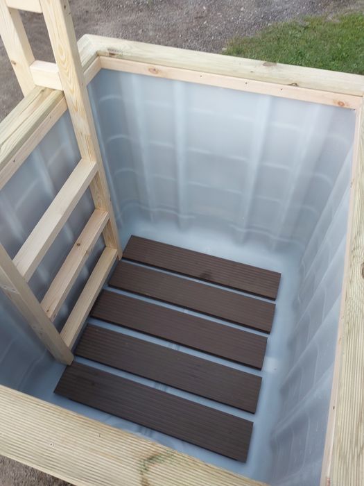 Zbiornik po saunie , do MORSOWANIA , 1000l MAUZER