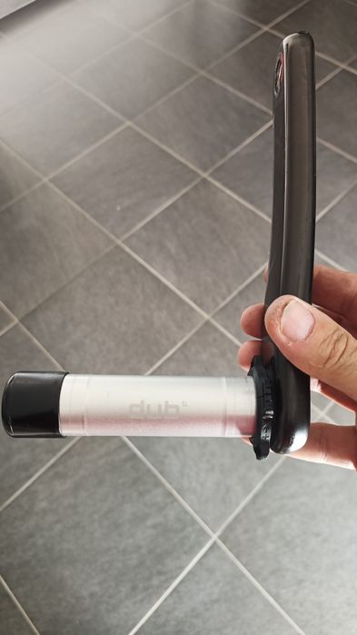 Pedaleiro Quark carbono 165mm com potênciometro