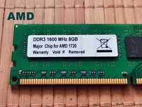 DDR3 AMD 8GB Major 12800