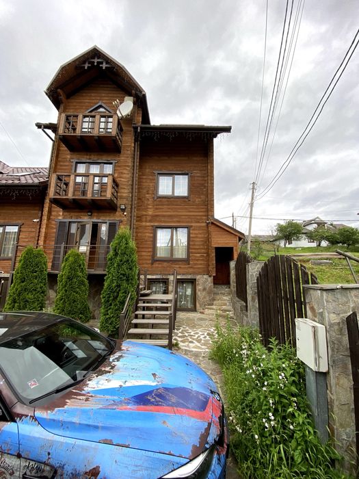 Будинок 200м2 зі зрубу в Буковелі (Поляниця) з ремонтом та меблями.