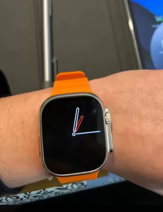 Smartwatch HK9 Ultra 2 max pomarańczowy pasek
