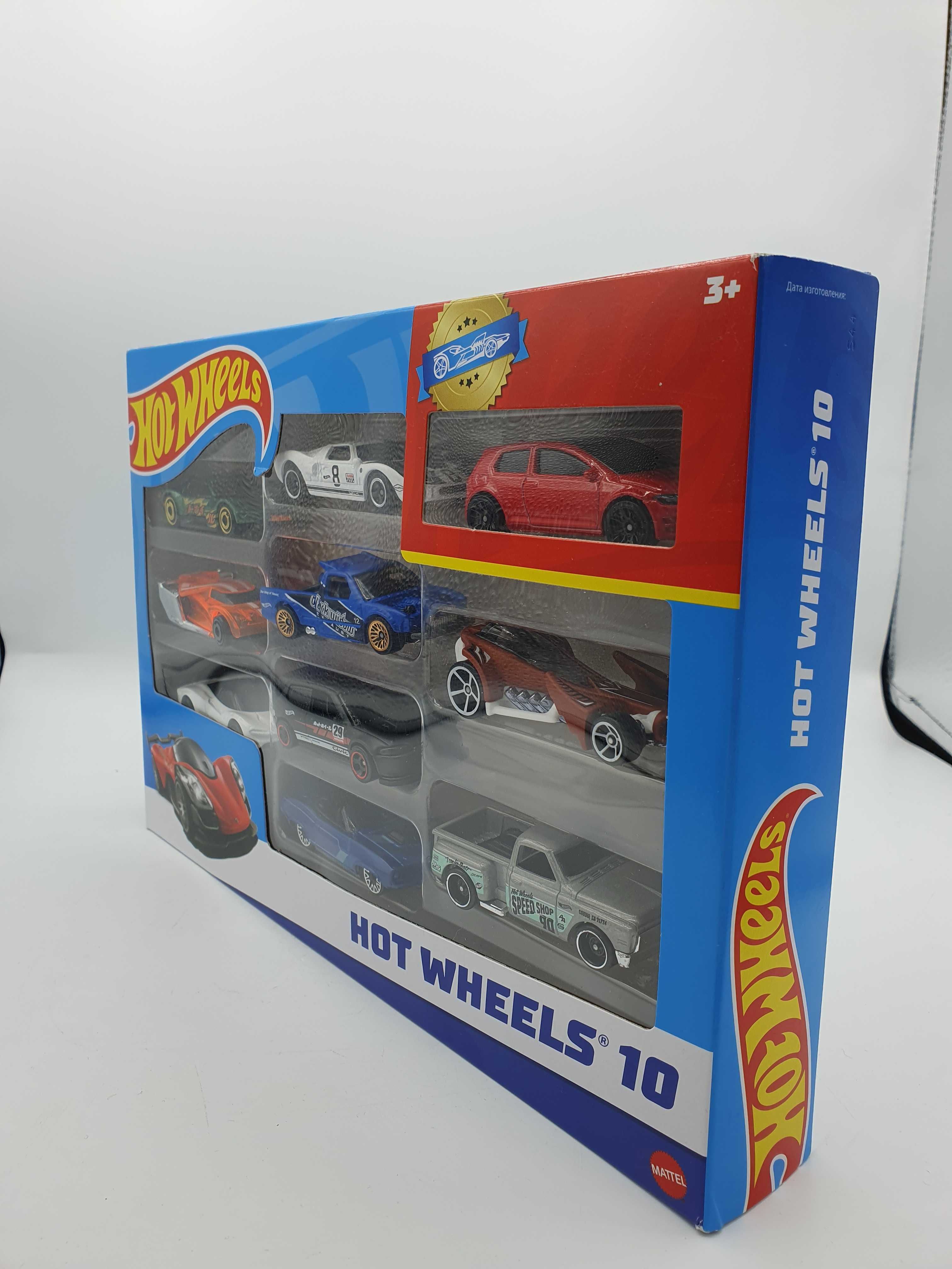 HOT WHEELS 10PAK Autka Zestaw Pojazdów 10szt