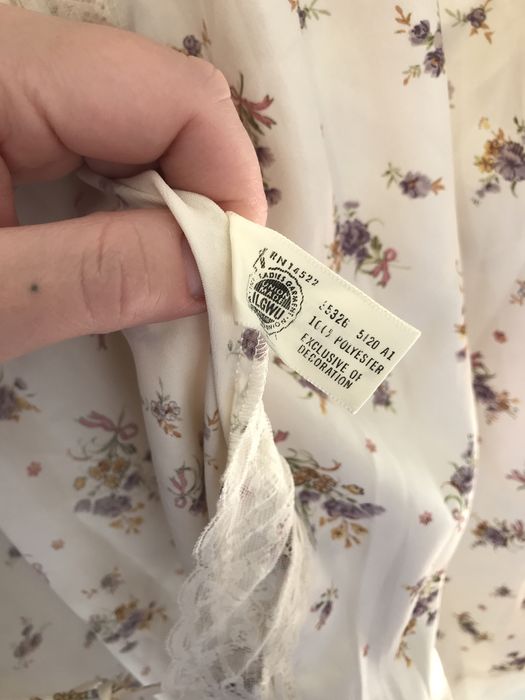 szlafrok jak jedwabny Christian Dior M