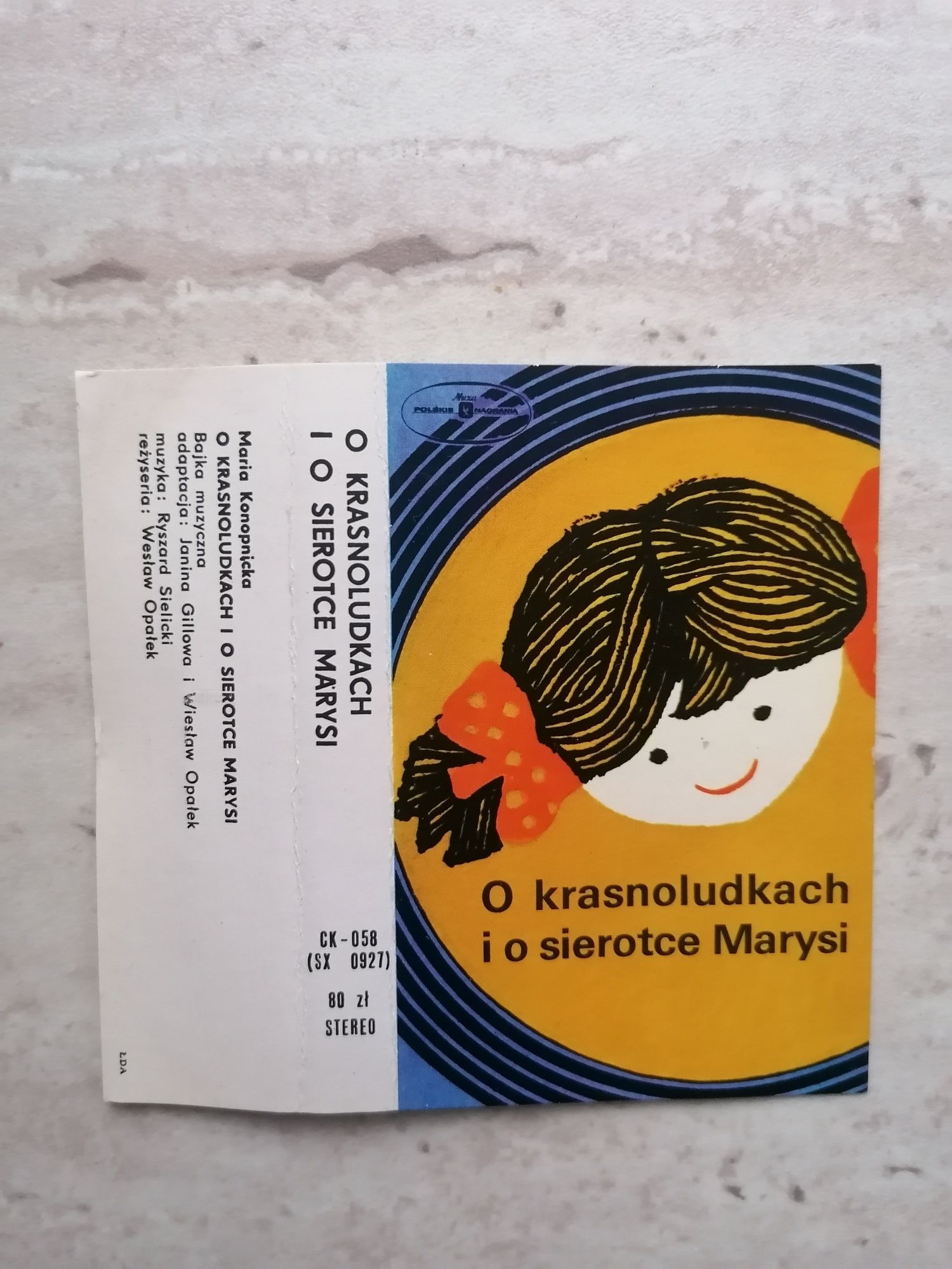 kaseta bajka muzyczna O Krasnoludkach i Sierotce Marysi