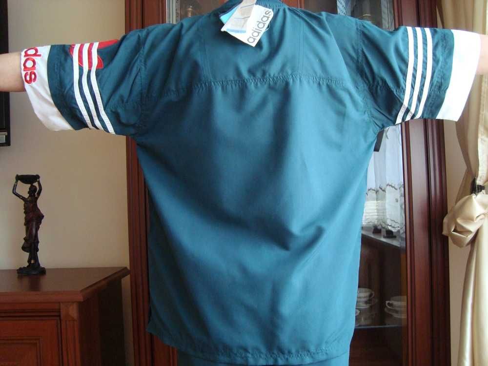 Ciemno zielona koszulka sportowa ADIDAS roz. L/XL