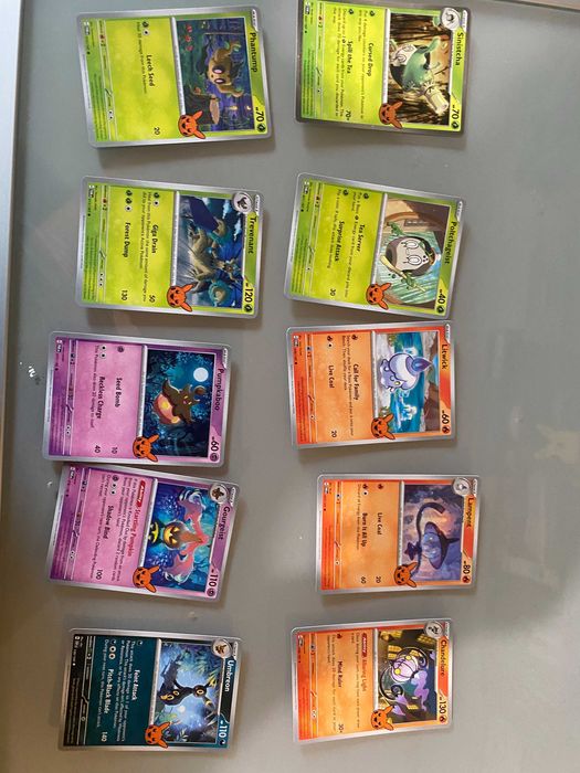 cartas pokemon tema Halloween