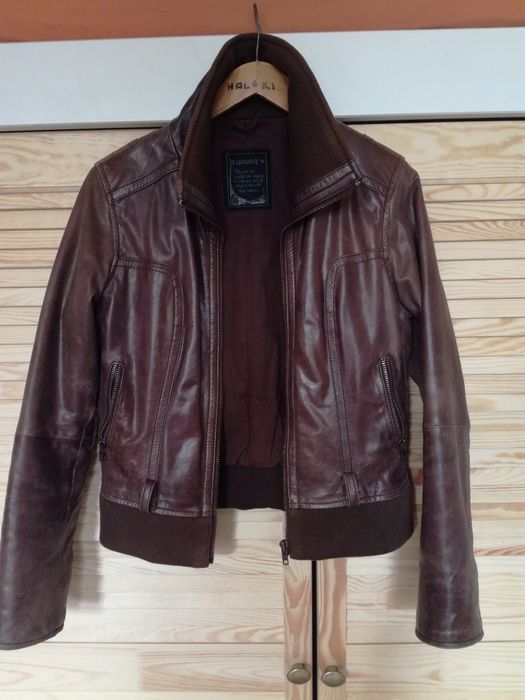 Kurtka skórzana, pilotka, ramoneska