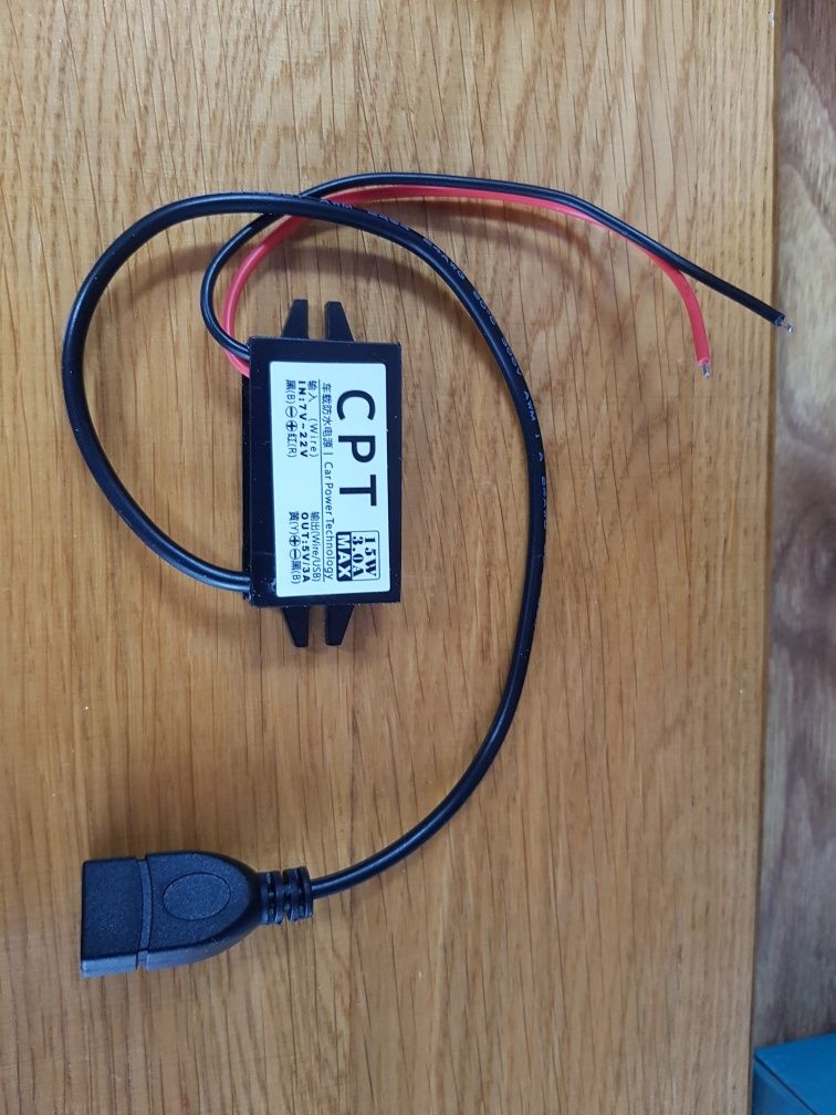 Regulator usb obniżający napiecie dc 7-22v