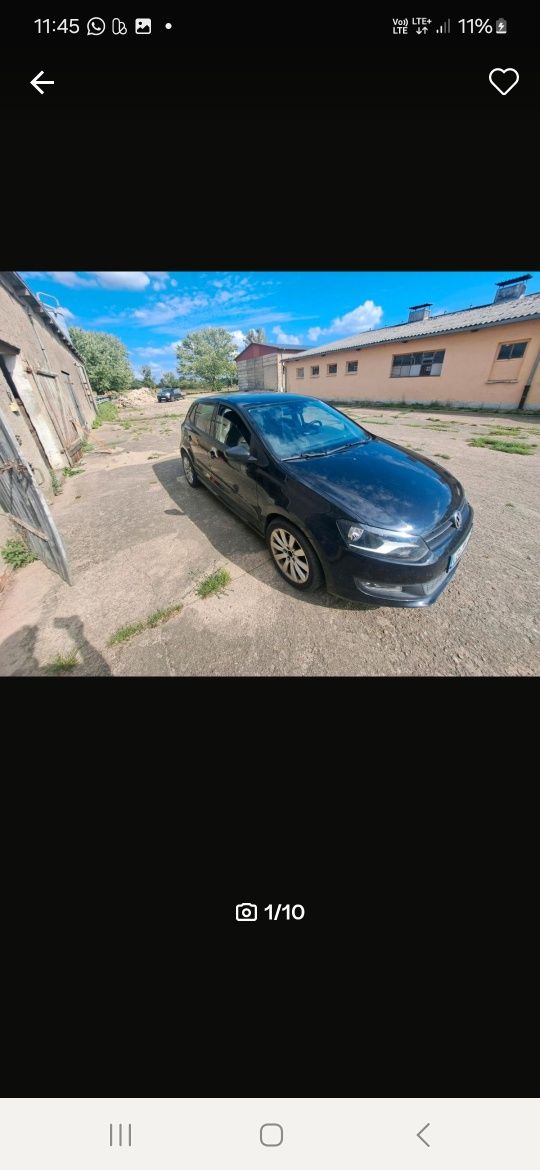 Klapa tylna kompletna czesci VW Polo 6r 09-17 L041