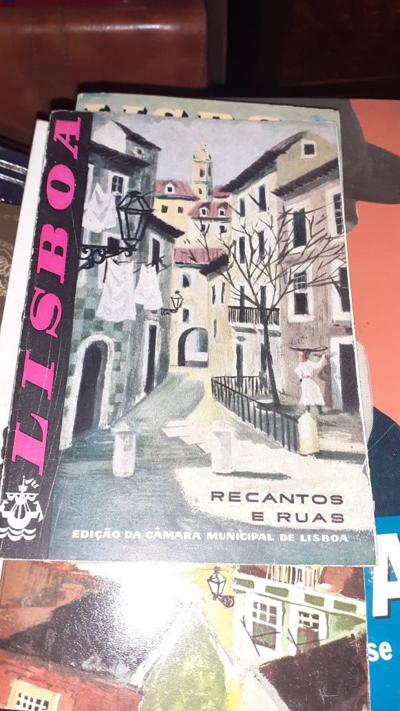 Lisboa roteiro turistico recantos e ruas  raro anos 50