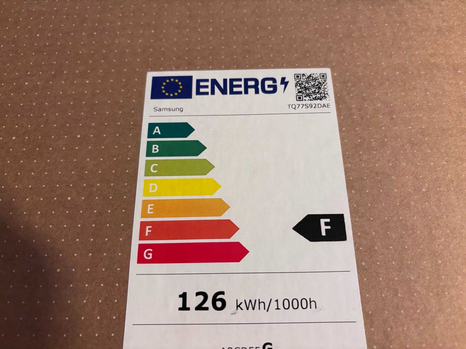 TV Samsung 77” Oled TQ77S92DAEXXC