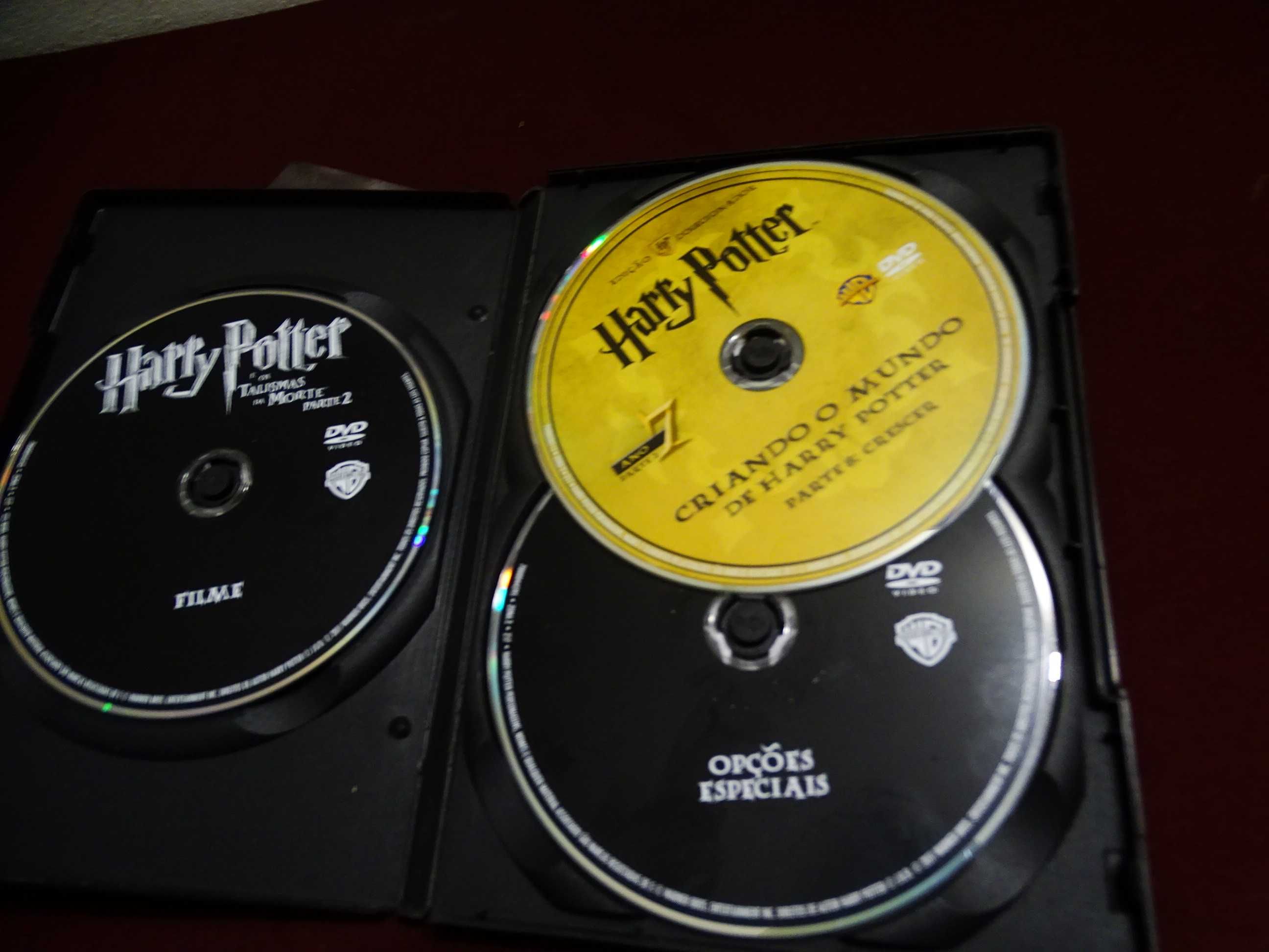 DVD-Harry Potter e os talismás da morte-Parte 2-Edição 3 discos