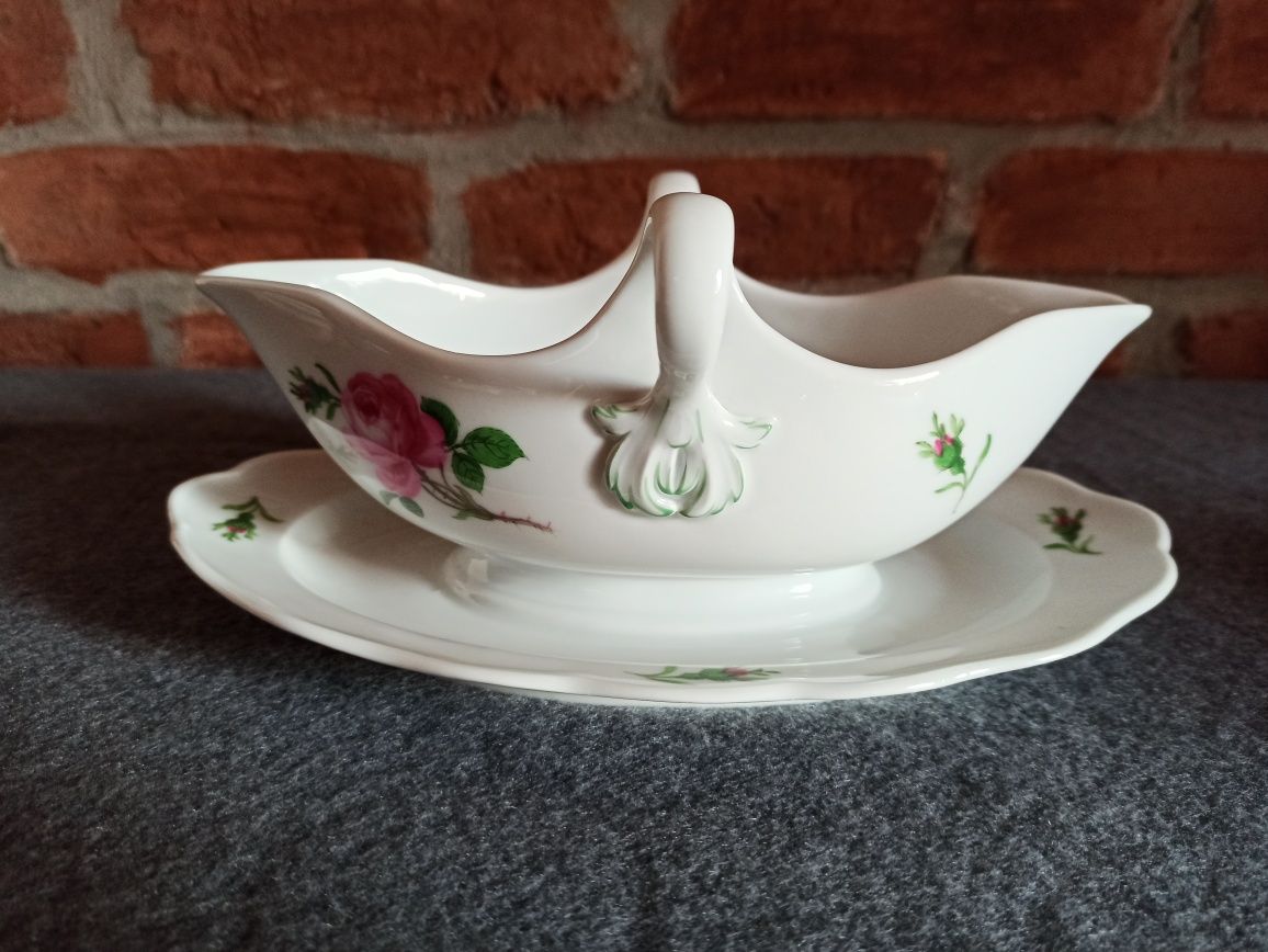 Porcelana MEISSEN Sosjera Królewska Manufaktura Porcelany RÓŻE Miśnia