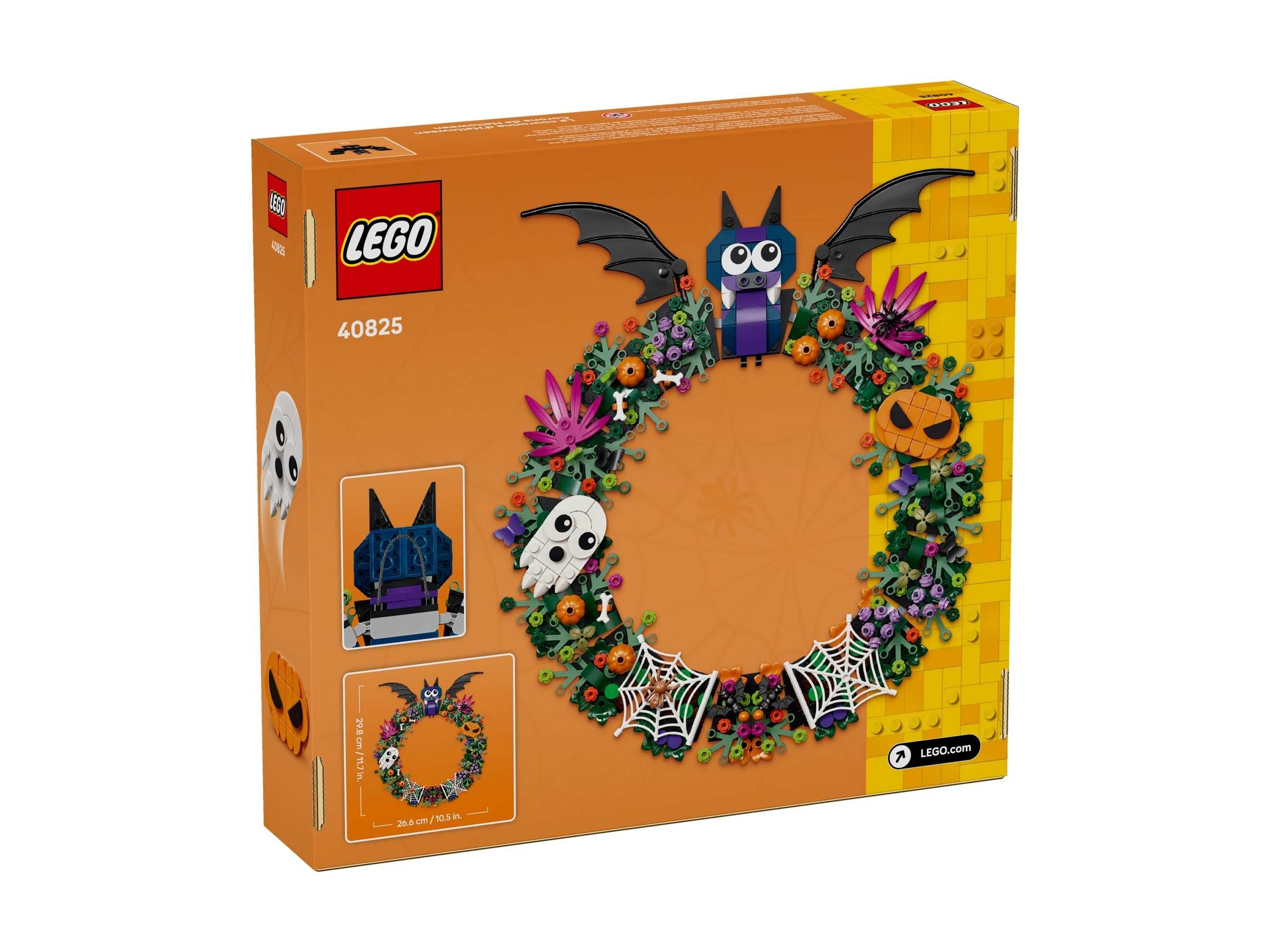 Конструкор LEGO 40825 Вінок на Гелловін (617 Деталей)