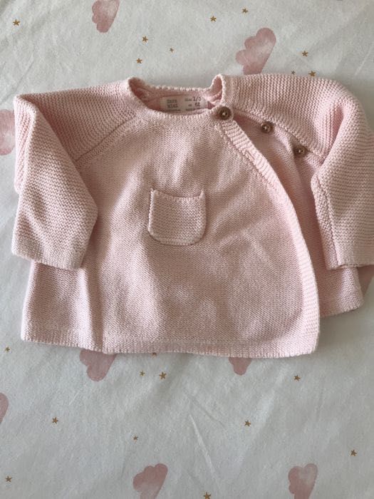 Roupinha de malha bebé menina da Zara (1 a 3 meses)