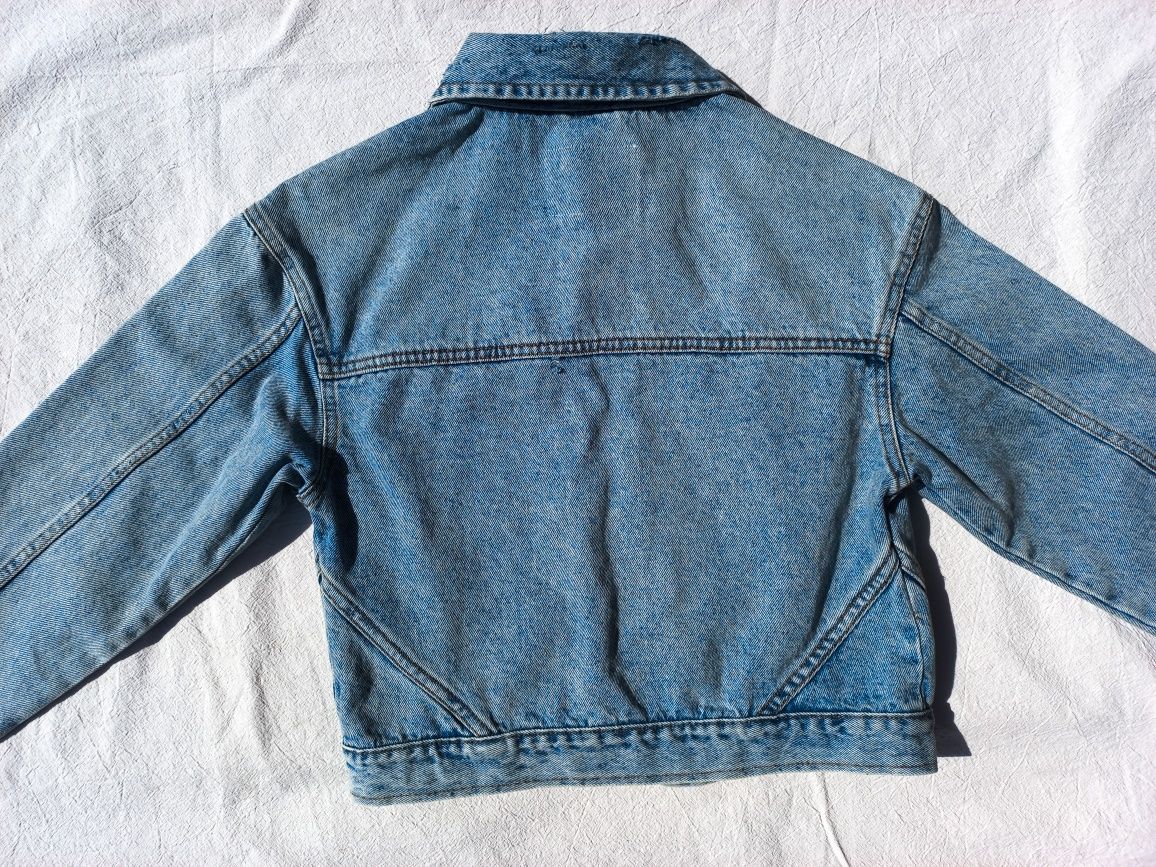 NOWA kurtka jeansowa z guzikami oversize cropped FB sister New Yorker