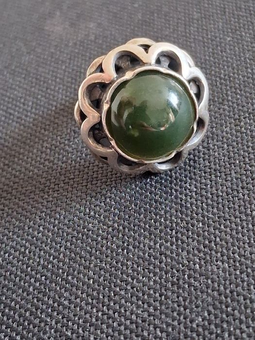 Stary srebrny pierścionek Warmet