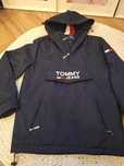 Tommy Hilfiger kurtka meska młodzieżowa anorak granatowa rozm S
