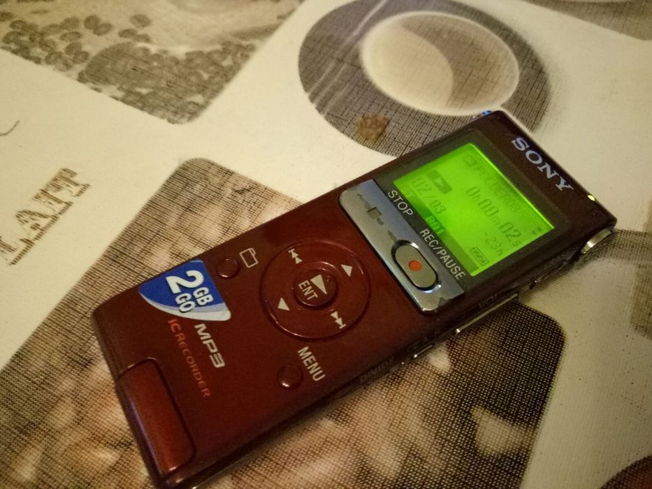 Диктофон стерео Sony ICD-UX200 2Gb