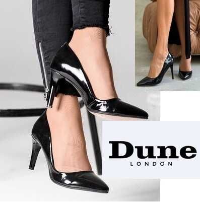 Лаковые туфли лодочки на каблуке 8,5 см head over heels dune р.38