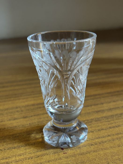 Kieliszki krysztalowe PRL