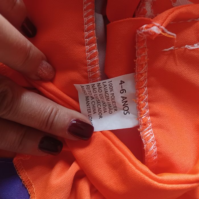 Fato carnaval palhaço 4/5 anos