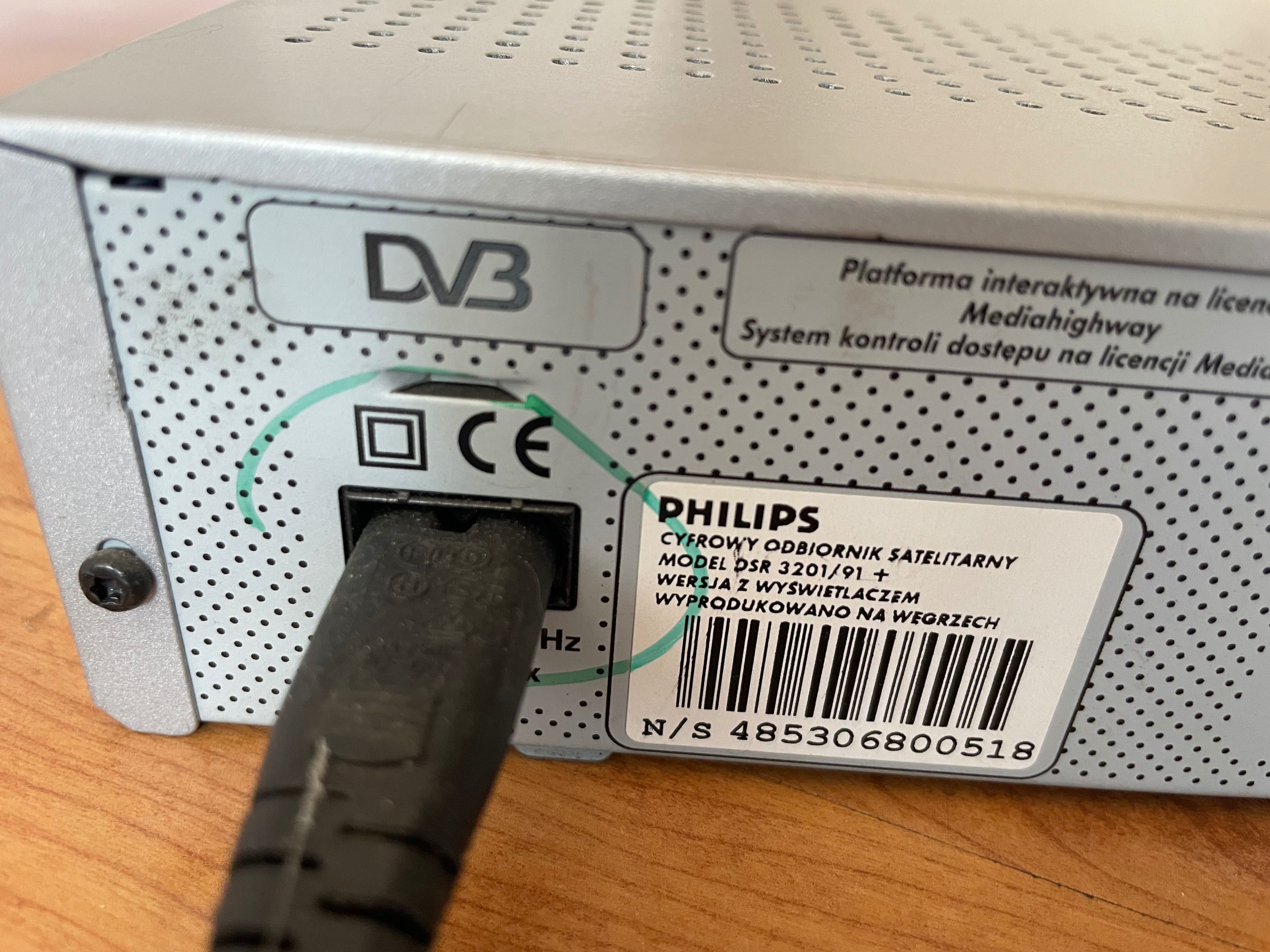 Cyfrowy odbiornik satelitarny Cyfra plus  Philips