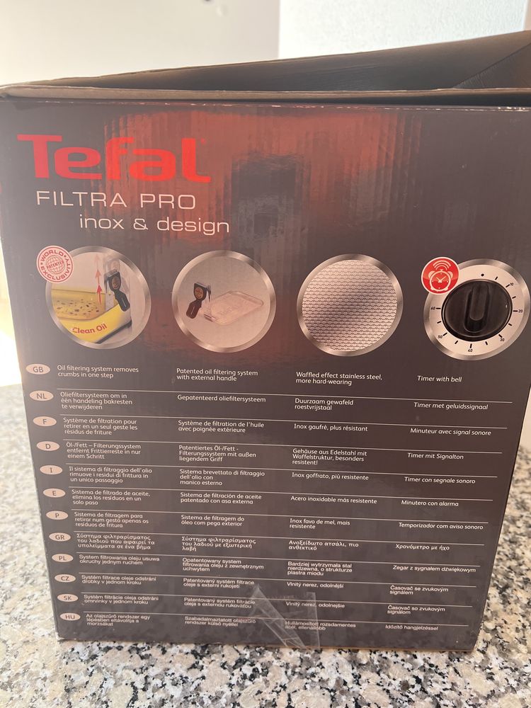 Fritadeira 4l Tefal Filtra Pro Inox