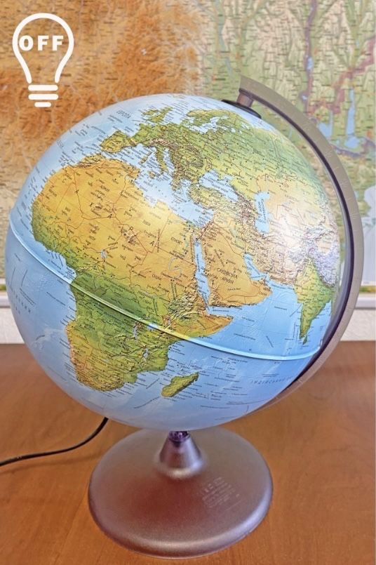 Глобус Оріон 30 см з підсвіткою